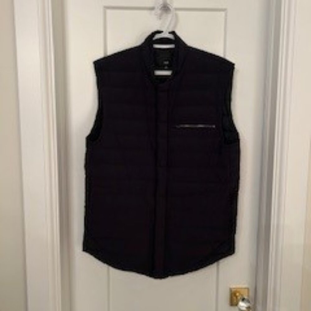 Vince Black Puffer Vest - Size M